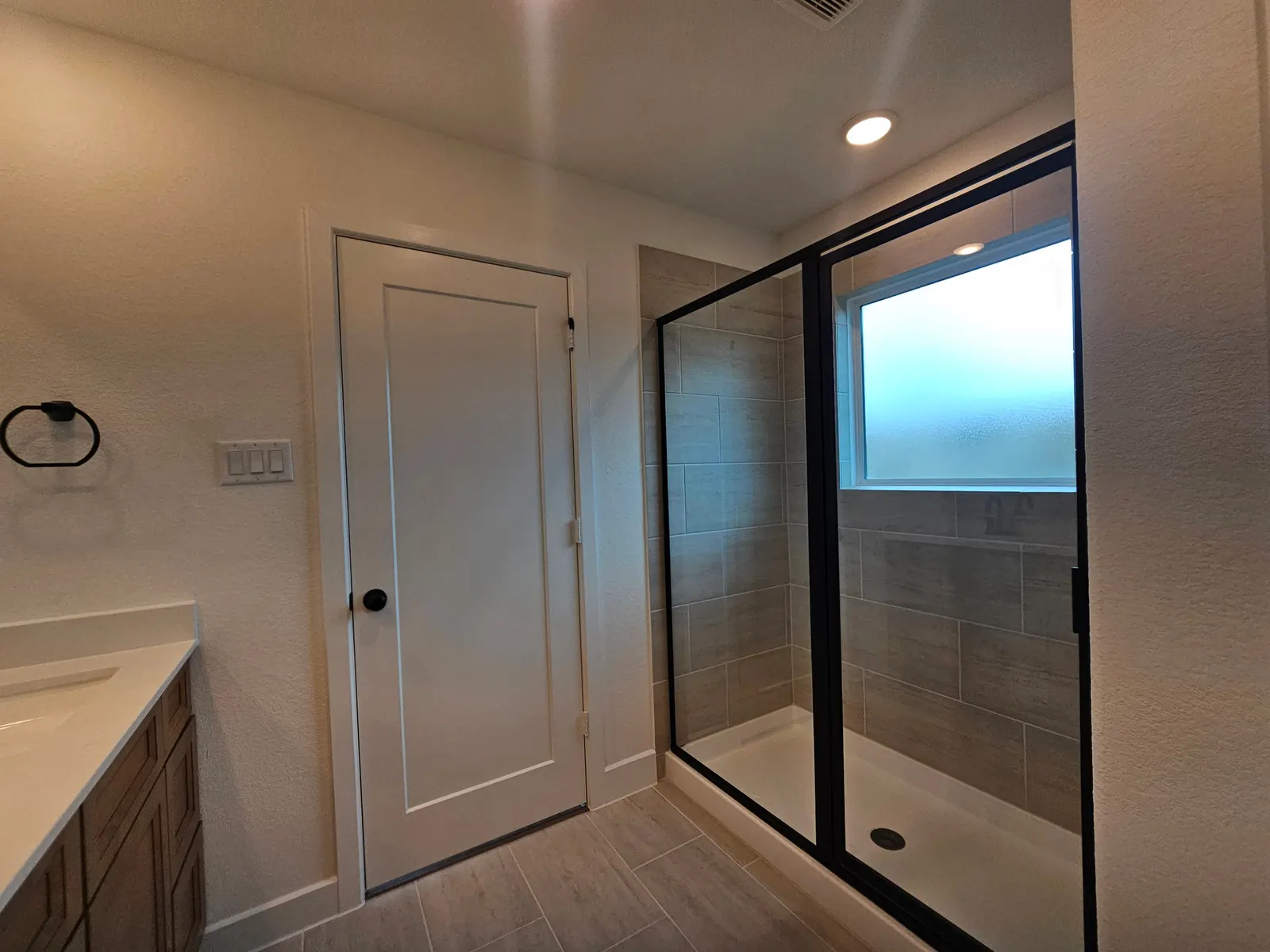 Primary bath walk in shower at 10727 Crockett Meadows, Conroe, TX