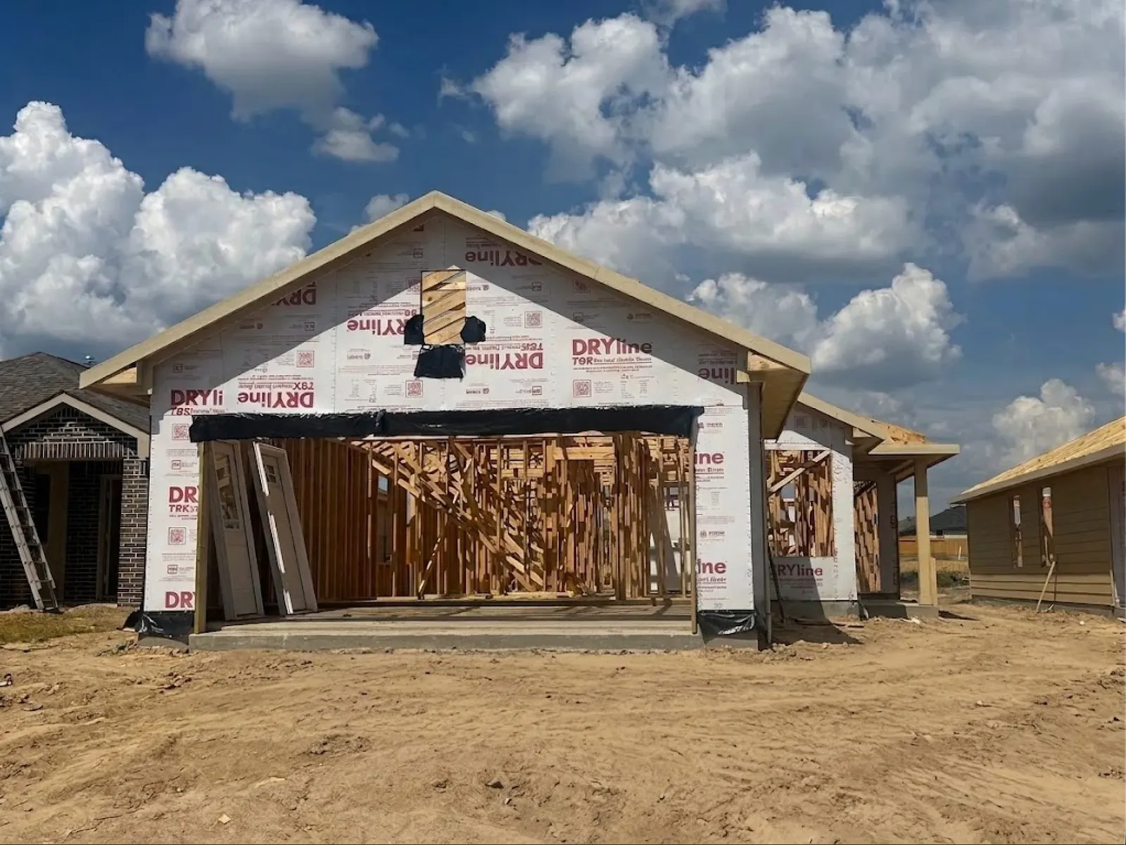 Front exterior of 11670 Ruffian Drive, a new home by Alta Homes, Conroe, TX