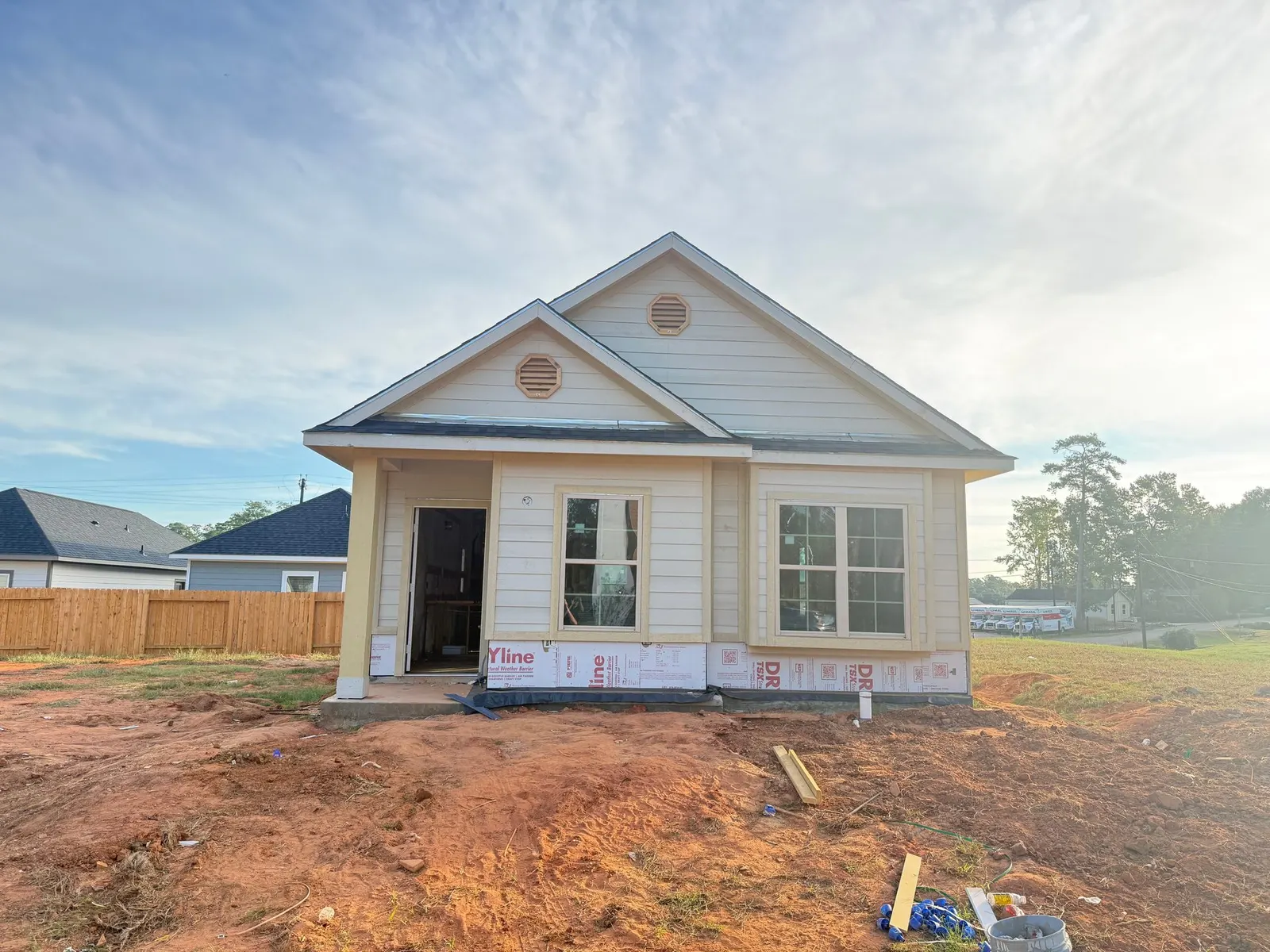 Front exterior of 16694  East Alderson Street, a new home by Alta Homes, Montgomery, TX