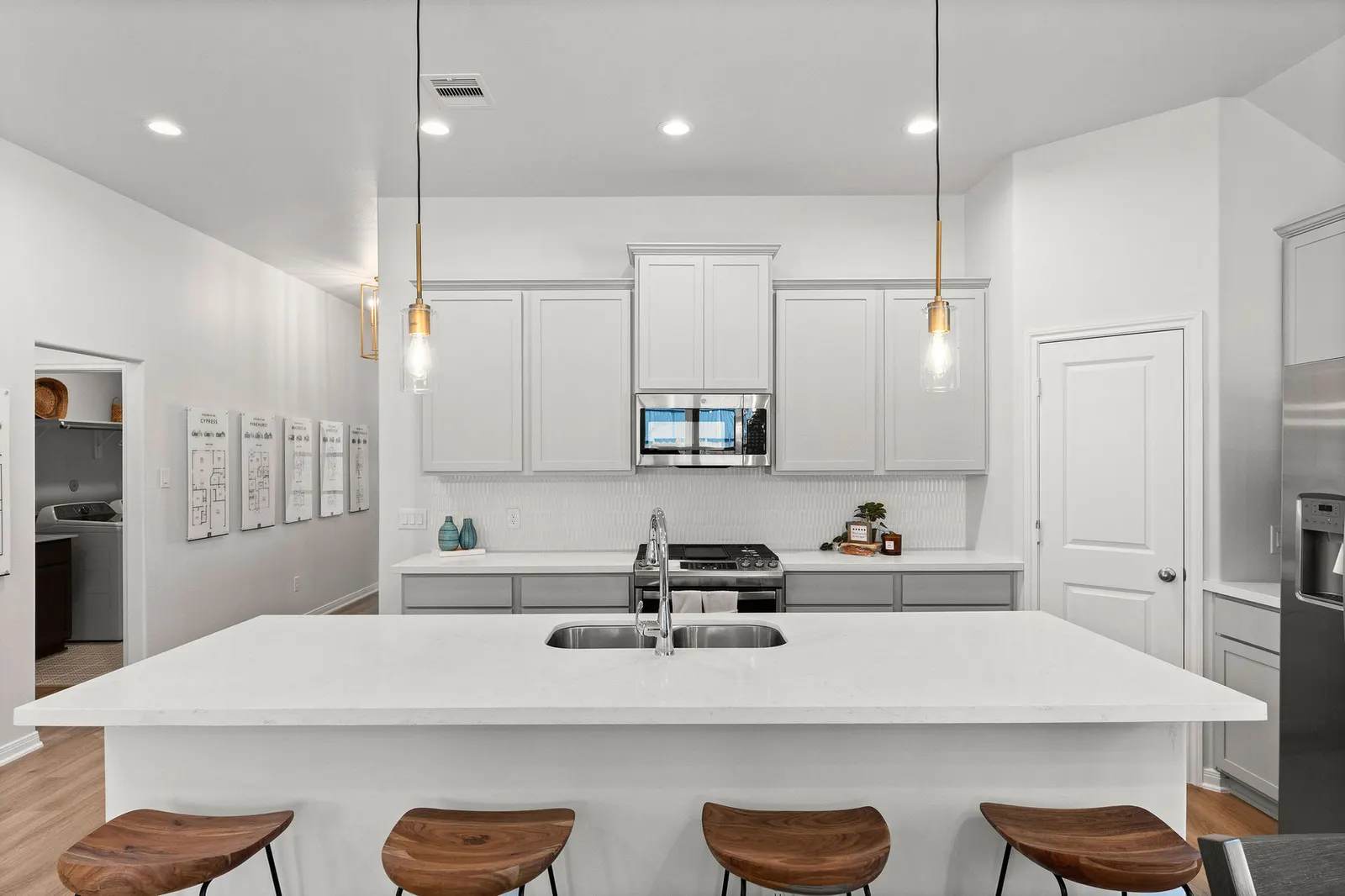 Interior of the Cypress model home by Alta Homes, 4 bed, 2 bath (opt. 2.5), ~1,837 sqft